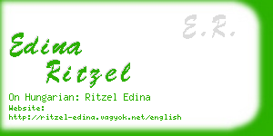 edina ritzel business card